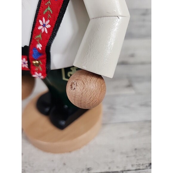 Vintage Steinbach Chubby Troll Oktoberfest Nutcracker 10.5" Germany - Picture 4 of 8